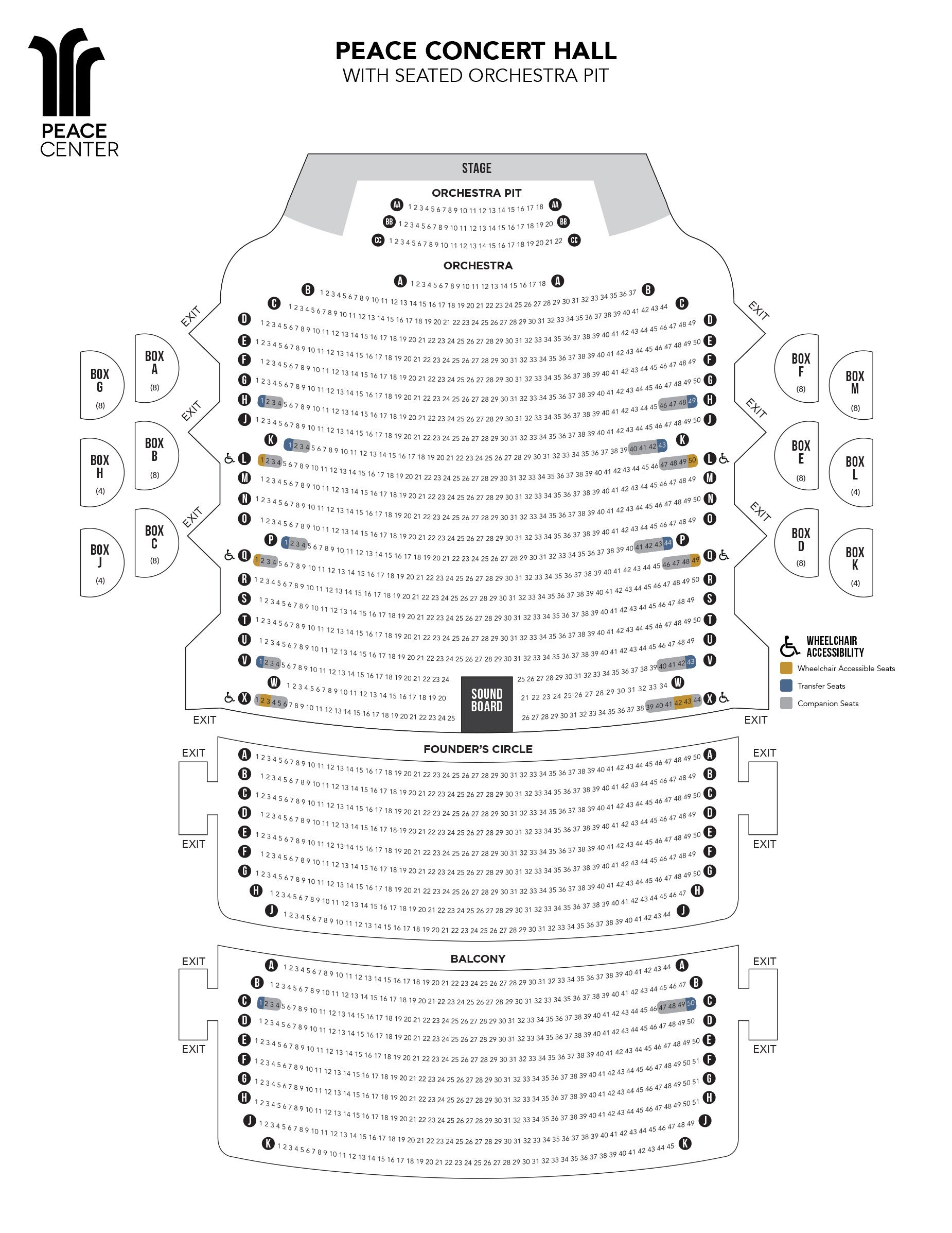 Les Mis Seating Chart