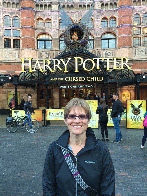 Tara at The Cursed Child, London, 2016.jpg